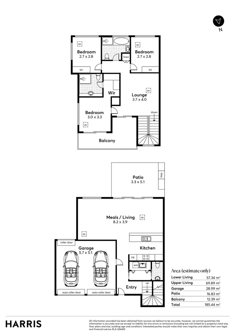 Floorplan of Homely house listing, 1/64 Second Avenue, Moana SA 5169