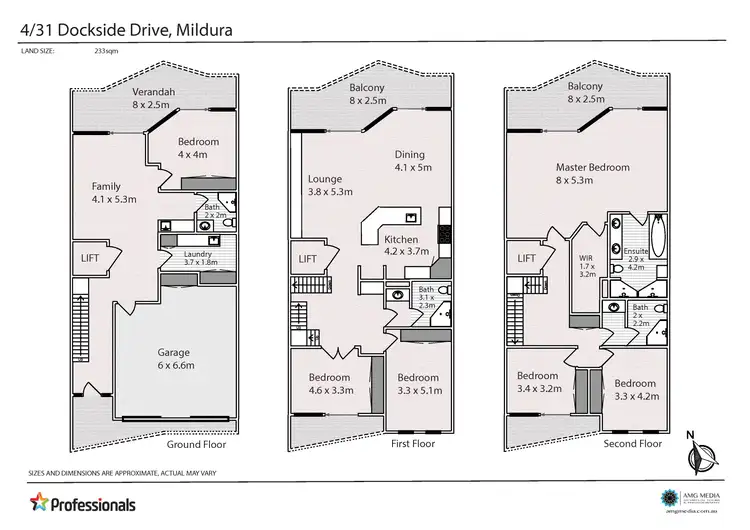 Floorplan of Homely apartment listing, 4/31 Dockside Drive, Mildura VIC 3500
