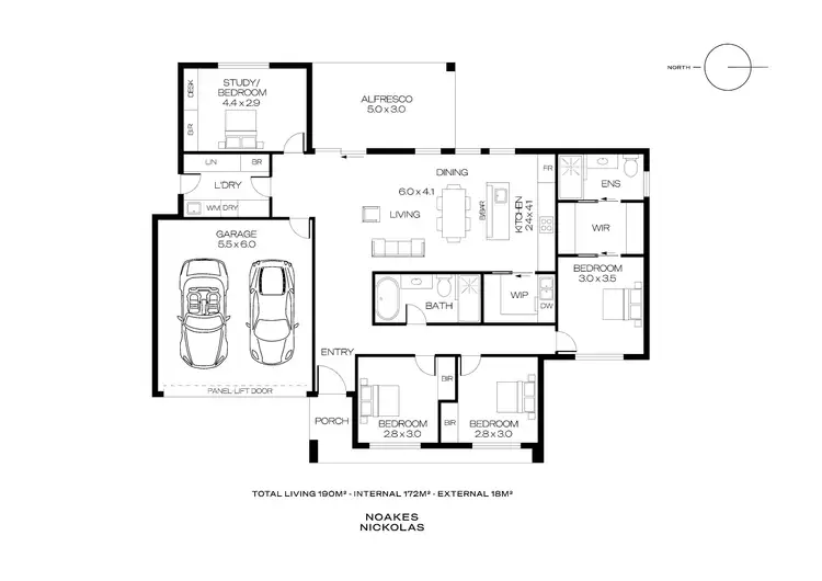 Floorplan of Homely house listing, 1B Munster Street, Windsor Gardens SA 5087