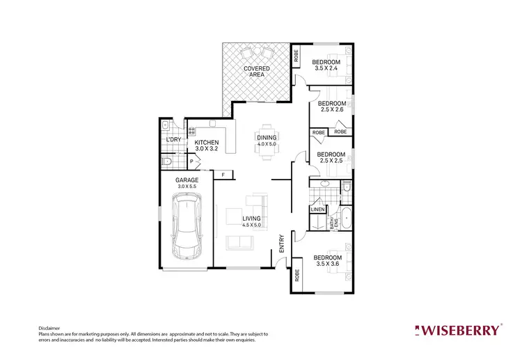 Floorplan of Homely house listing, 5 Raintree Terrace, Wadalba NSW 2259