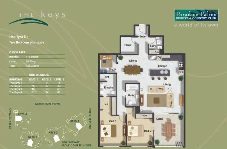 Floorplan of Homely unit listing, 46/168-174 Moore Road, Kewarra Beach QLD 4879