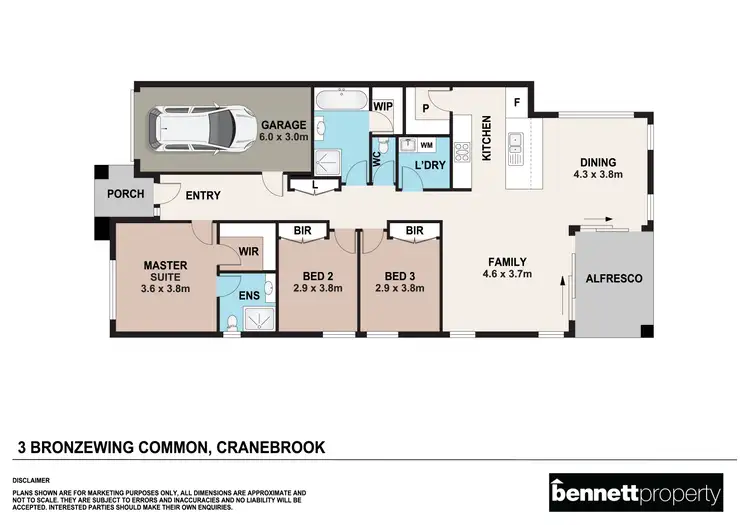 Floorplan of Homely house listing, 3 Bronzewing Common, Cranebrook NSW 2749