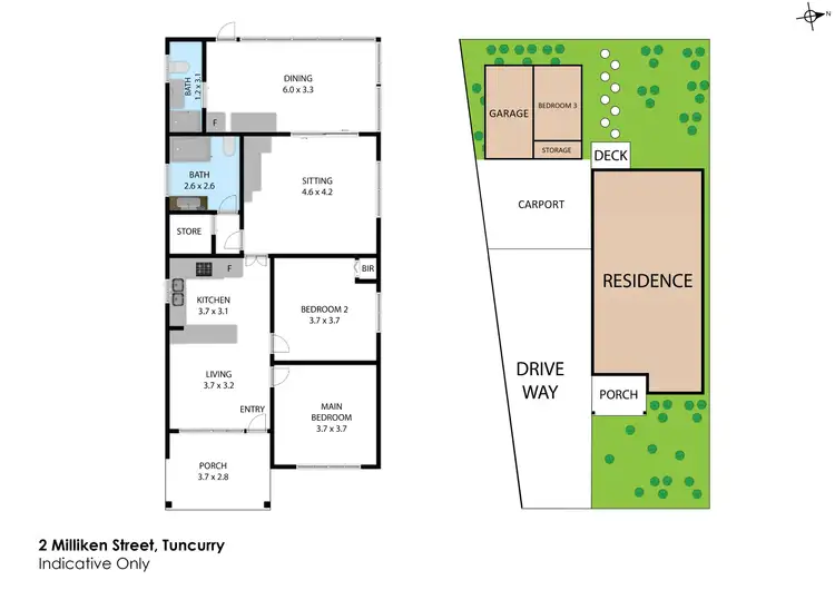 Floorplan of Homely house listing, 2 Milliken Street, Tuncurry NSW 2428