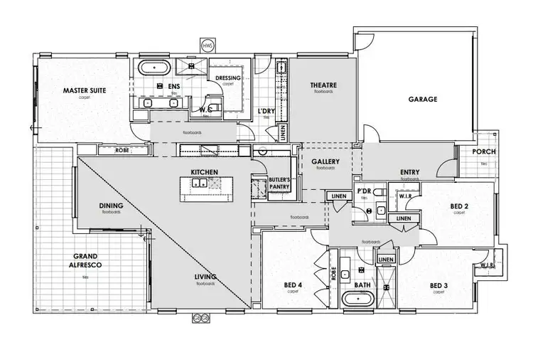 Floorplan of Homely house listing, 58 Water Gum Crescent, Ningi QLD 4511