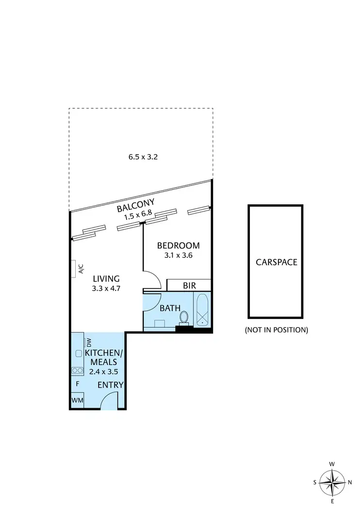 Floorplan of Homely apartment listing, 104/4 Ferguson Street, Williamstown VIC 3016