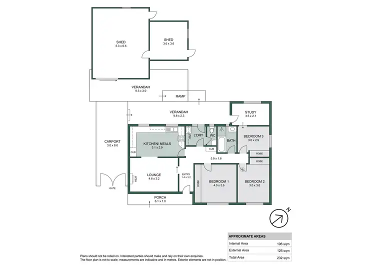 Floorplan of Homely house listing, 5 Deans Road, Campbelltown SA 5074