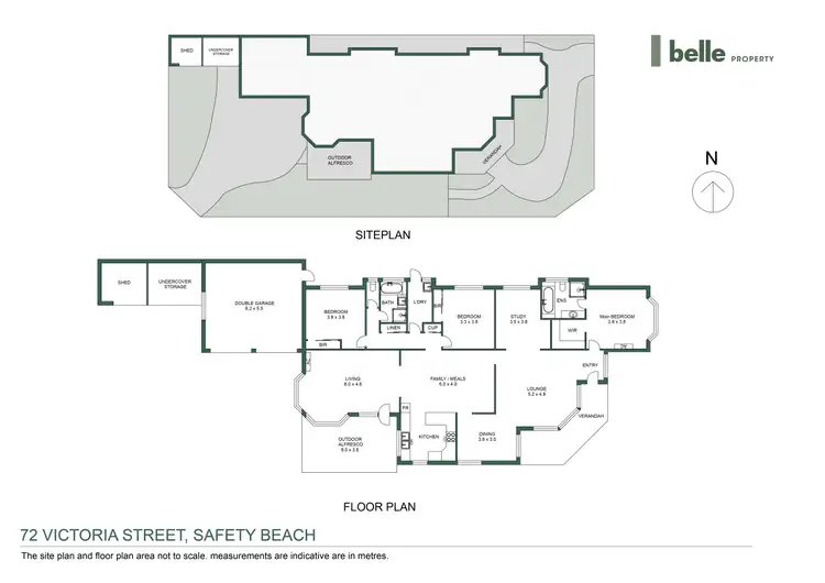 Floorplan of Homely house listing, 72 Victoria Street, Safety Beach VIC 3936