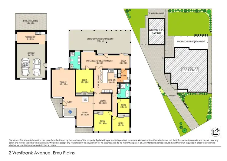 Floorplan of Homely house listing, 2 Westbank Avenue, Emu Plains NSW 2750