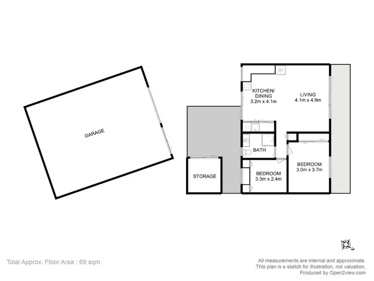 Floorplan of Homely house listing, 13 Pargonee Street, Dodges Ferry TAS 7173