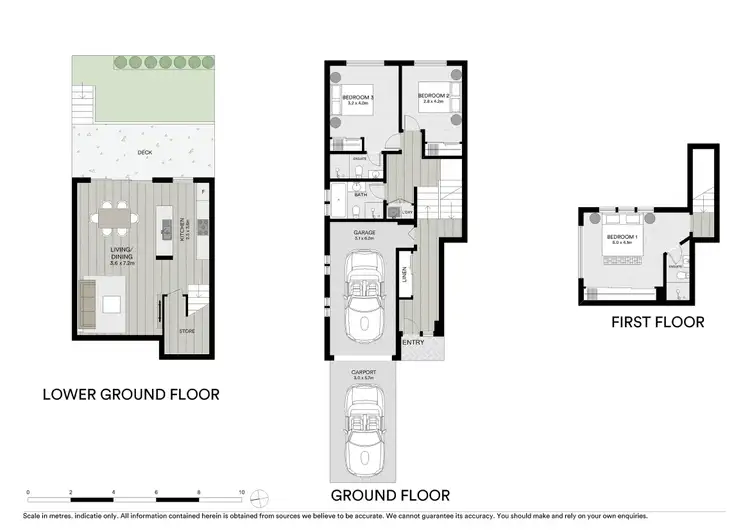 Floorplan of Homely townhouse listing, 1/8F Myrtle Street, Prospect NSW 2148