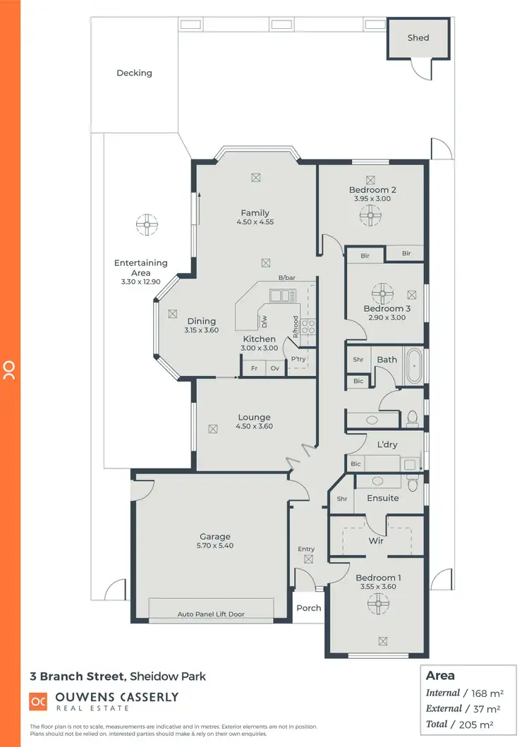 Floorplan of Homely house listing, 3 Branch Street, Sheidow Park SA 5158