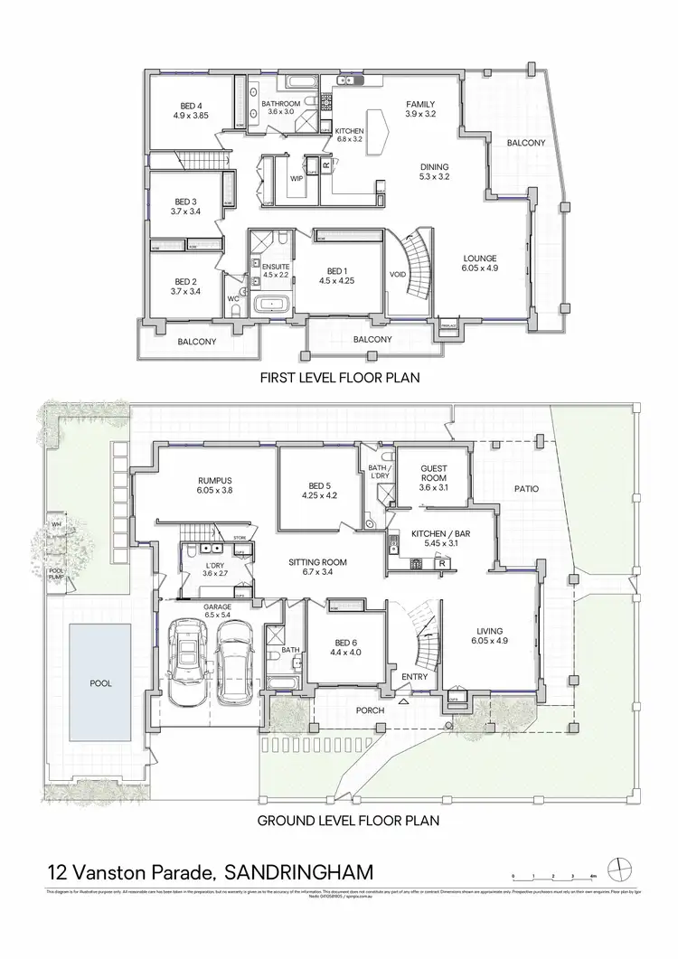Floorplan of Homely house listing, 12 Vanston Parade, Sandringham NSW 2219