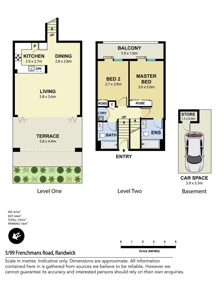 Floorplan of Homely apartment listing, 5/99-105 Frenchmans Road, Randwick NSW 2031