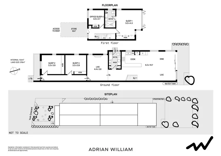 Floorplan of Homely house listing, 6 York Crescent, Petersham NSW 2049