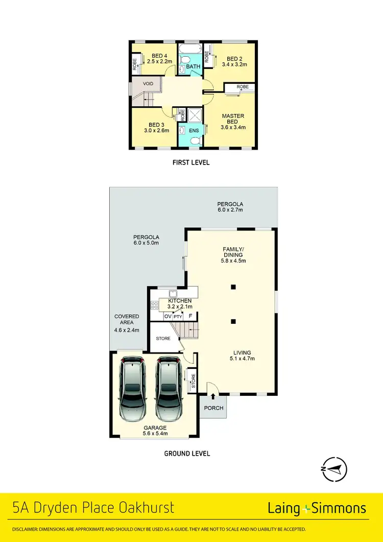 Floorplan of Homely house listing, 5A Dryden Avenue, Oakhurst NSW 2761