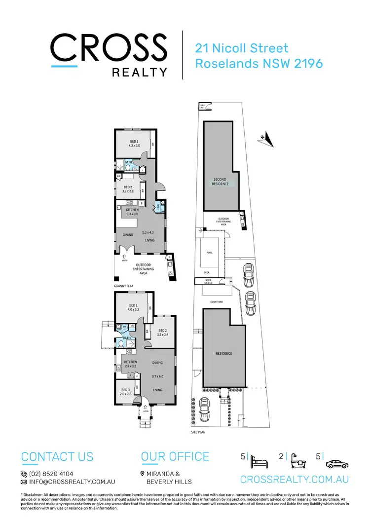 Floorplan of Homely house listing, 21 Nicoll Street, Roselands NSW 2196