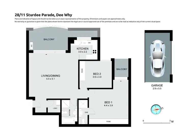 Floorplan of Homely apartment listing, 28/11 Sturdee Parade, Dee Why NSW 2099