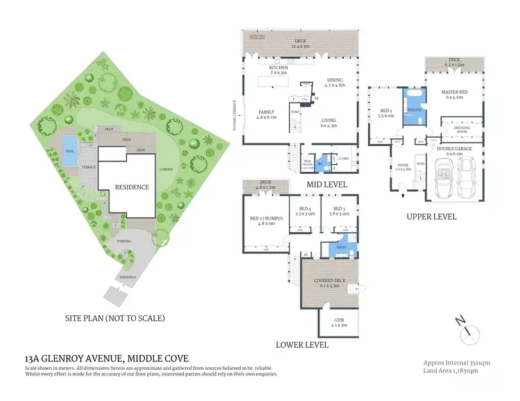 Floorplan of Homely house listing, 13A Glenroy Avenue, Middle Cove NSW 2068