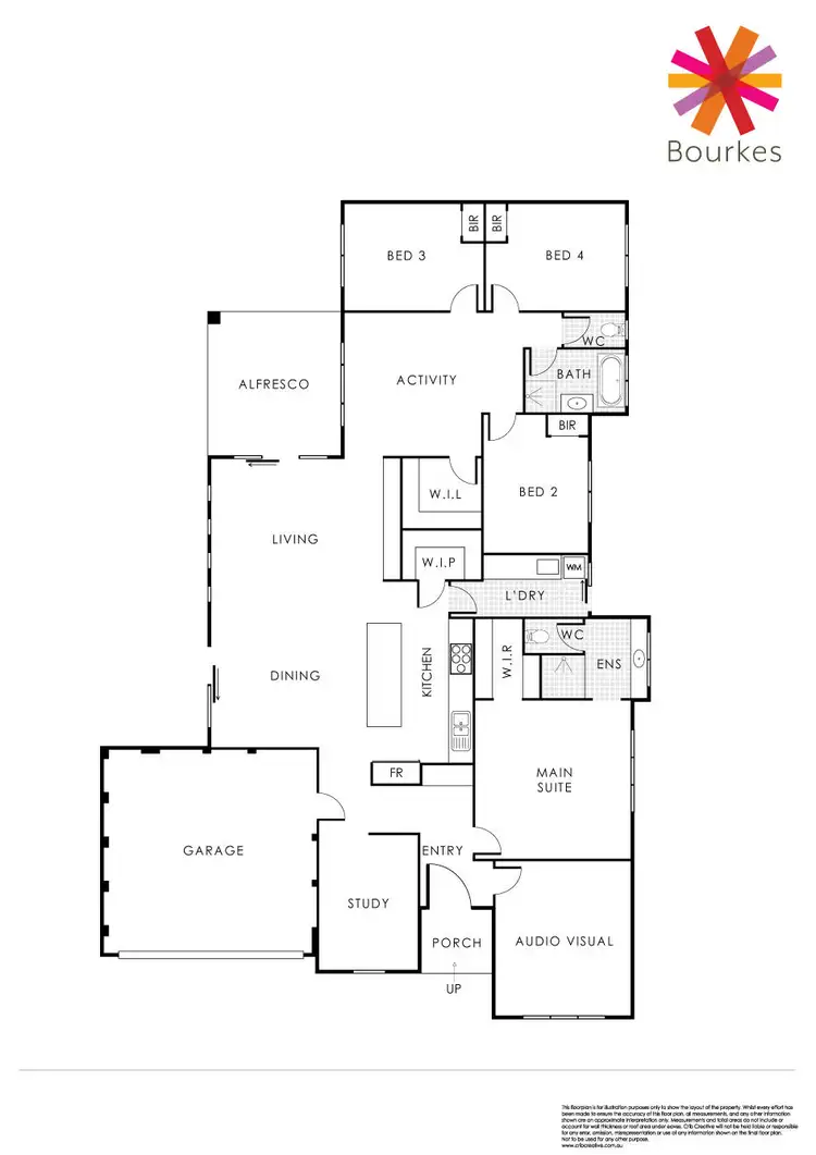 Floorplan of Homely house listing, 18 Aubun Gardens, Caversham WA 6055