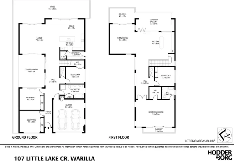 Floorplan of Homely house listing, 107 Little Lake Crescent, Warilla NSW 2528