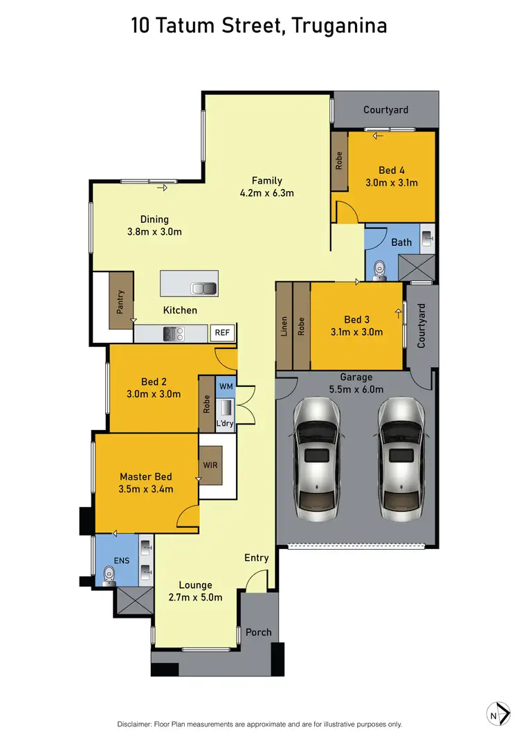 Floorplan of Homely house listing, 10 Tatum Street, Truganina VIC 3029