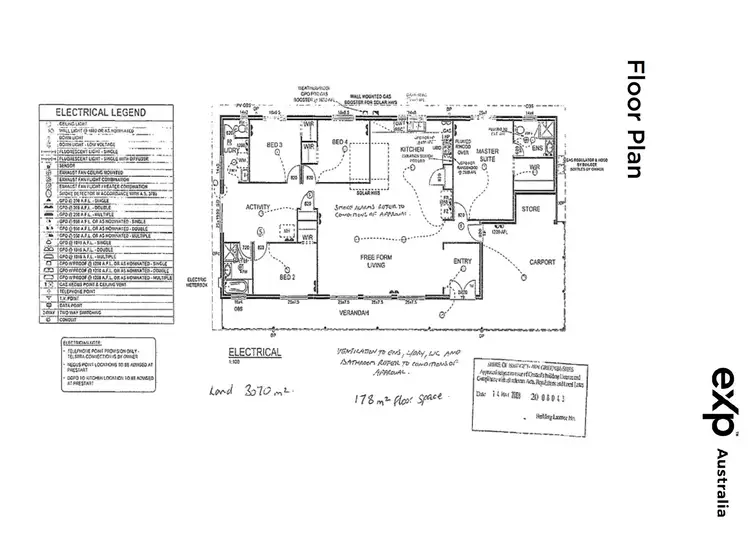 Floorplan of Homely house listing, 44 Robinia Way, Bridgetown WA 6255