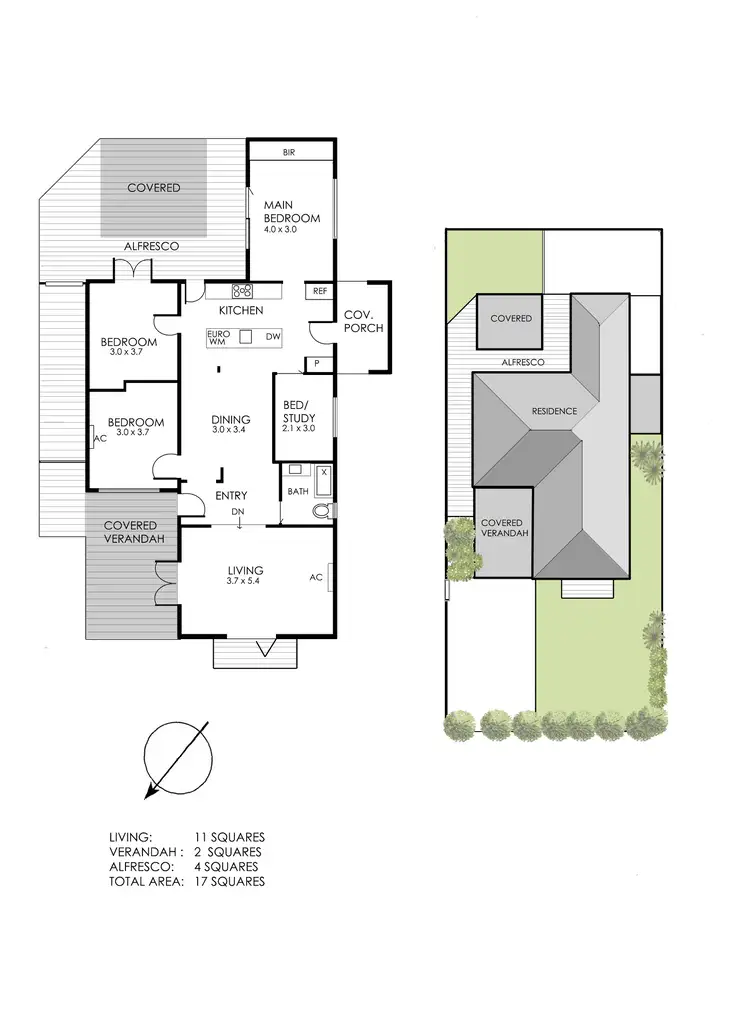 Floorplan of Homely unit listing, 22A Keefer Street, Mordialloc VIC 3195