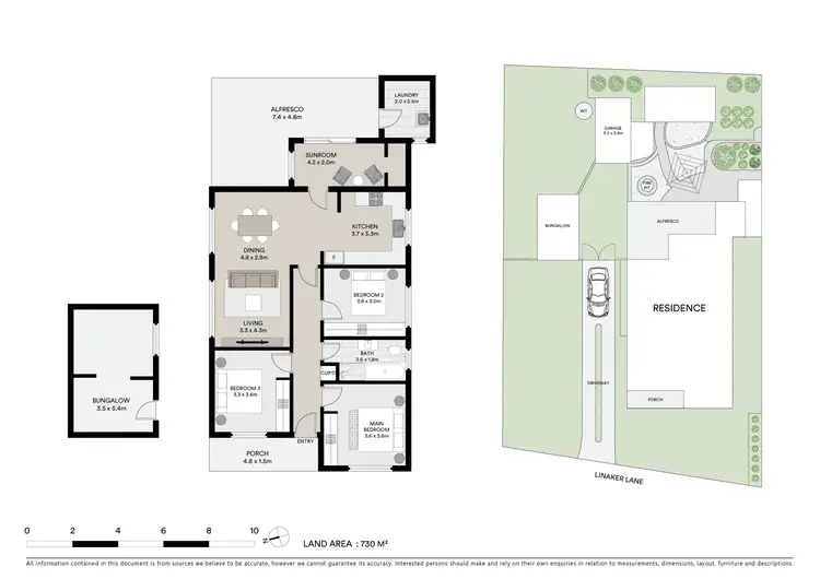 Floorplan of Homely house listing, 5 Linaker Lane, Golden Point VIC 3350