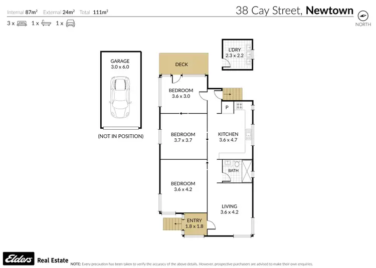 Floorplan of Homely house listing, 38 Cay Street, Newtown QLD 4350