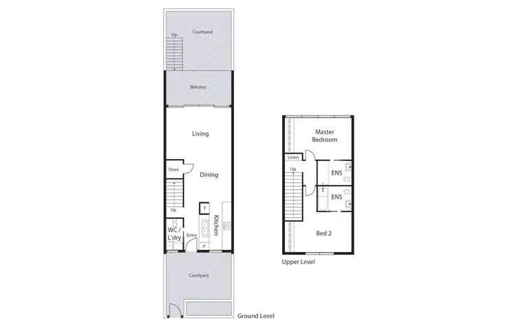 Floorplan of Homely townhouse listing, 54/12 Challis Street, Dickson ACT 2602