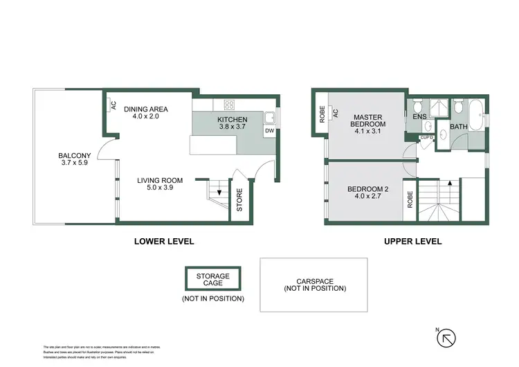 Floorplan of Homely townhouse listing, 40a Napier Street, South Melbourne VIC 3205