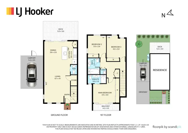 Floorplan of Homely townhouse listing, 20 Lavender Avenue, Cheltenham VIC 3192