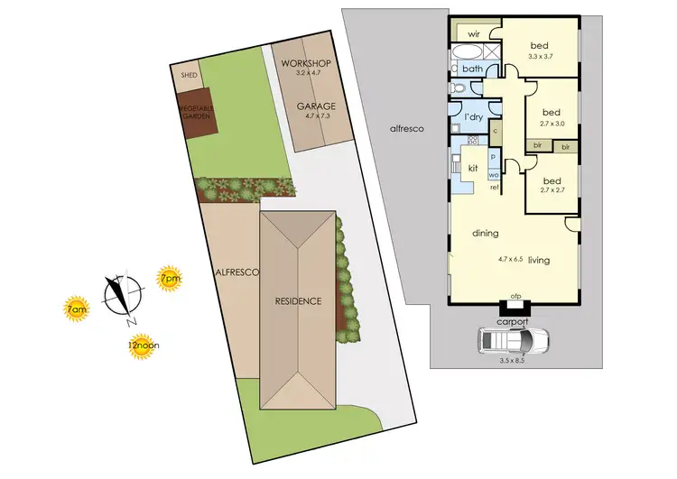 Floorplan of Homely house listing, 60 Wangarra Road, Frankston VIC 3199