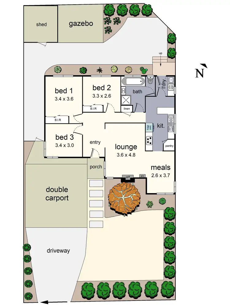 Floorplan of Homely house listing, 1/137 Hull Road, Croydon VIC 3136