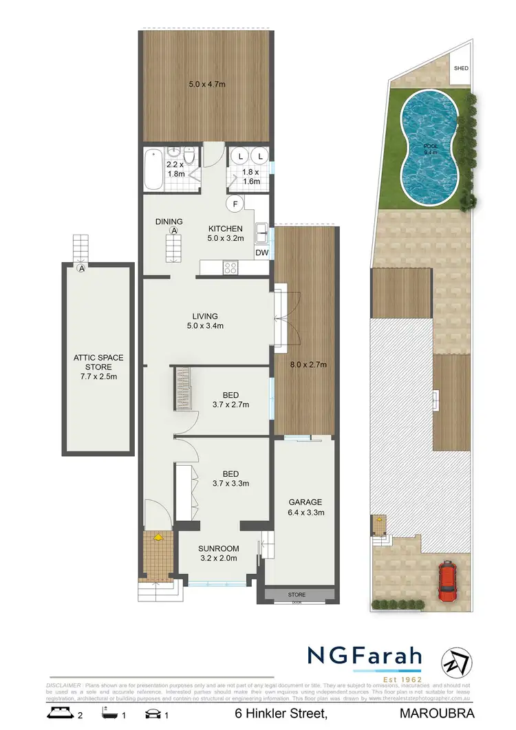 Floorplan of Homely house listing, 6 Hinkler Street, Maroubra NSW 2035