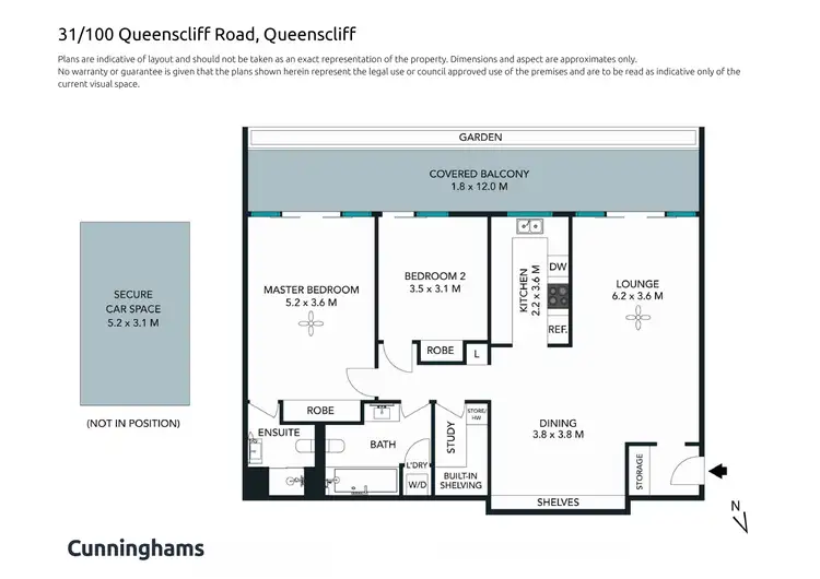 Floorplan of Homely unit listing, 31/100 Queenscliff Road, Queenscliff NSW 2096