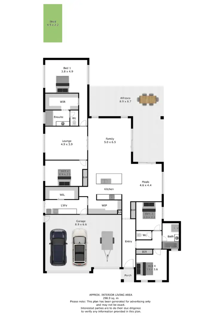 Floorplan of Homely house listing, 33 Riverside Boulevarde, Killara VIC 3691