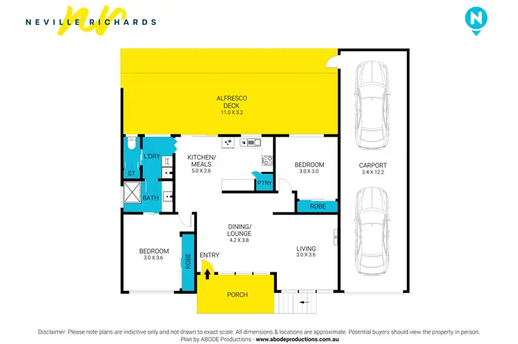 Floorplan of Homely house listing, 36 Carawatha Avenue, Clifton Springs VIC 3222