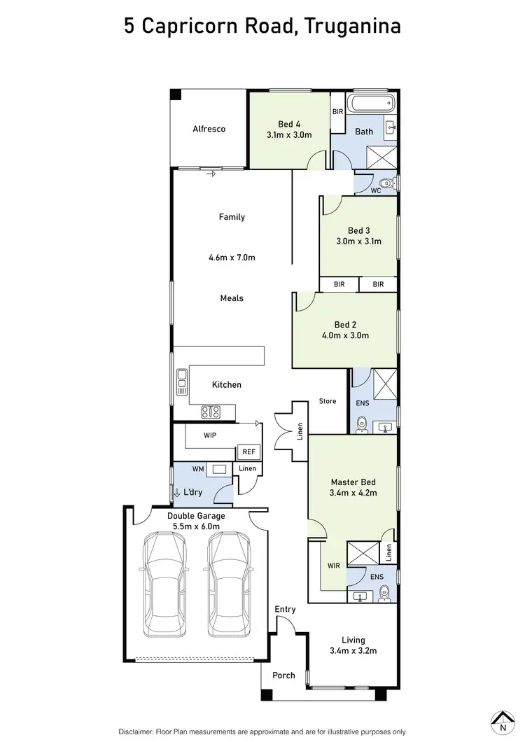 Floorplan of Homely house listing, 5 Capricorn Road, Truganina VIC 3029