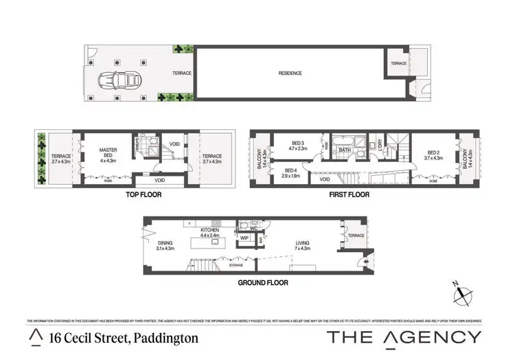 Floorplan of Homely house listing, 16 Cecil Street, Paddington NSW 2021