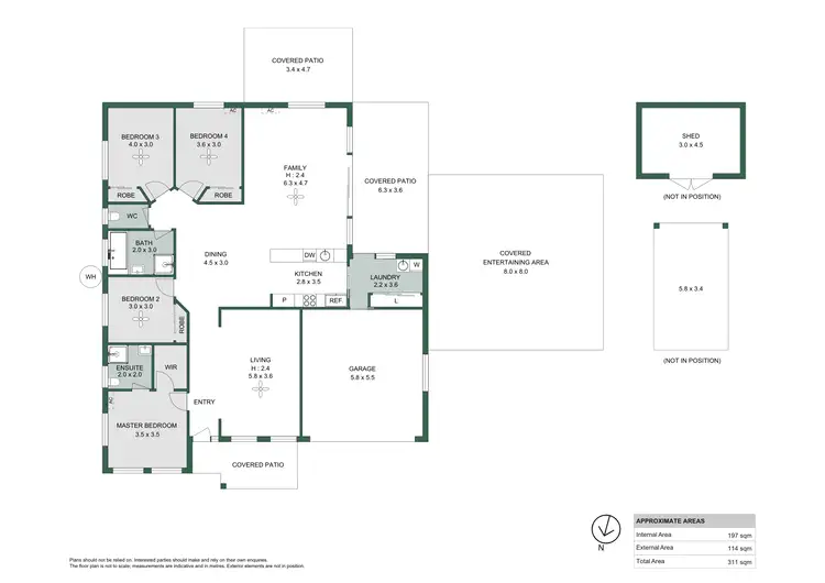 Floorplan of Homely house listing, 13 Cloudland Court, Springfield QLD 4300