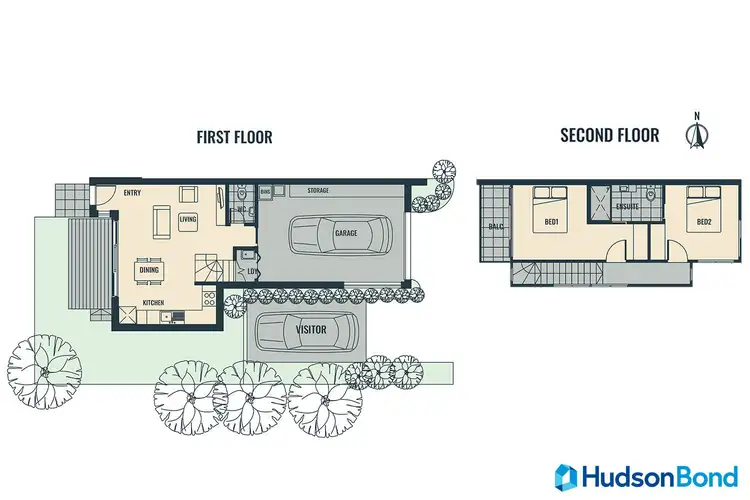 Floorplan of Homely townhouse listing, 7/450 Doncaster Road, Doncaster VIC 3108