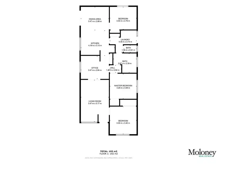 Floorplan of Homely house listing, 14 Martin Street, Corowa NSW 2646