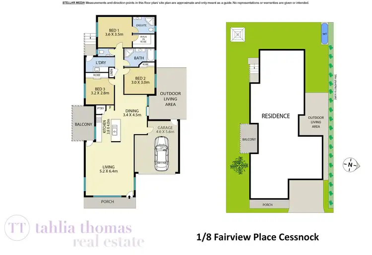 Floorplan of Homely house listing, 1/8 Fairview Place, Cessnock NSW 2325