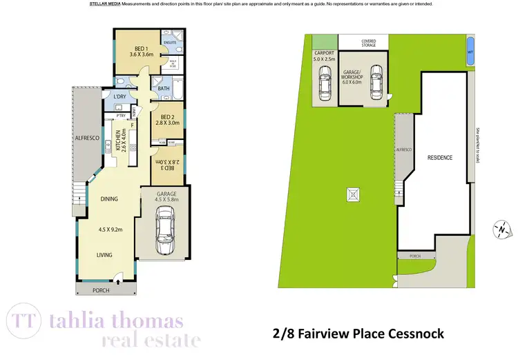 Floorplan of Homely house listing, 2/8 Fairview Place, Cessnock NSW 2325