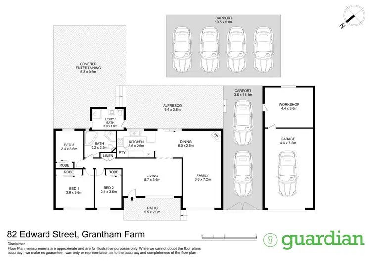 Floorplan of Homely house listing, 82 Edward Street, Riverstone NSW 2765