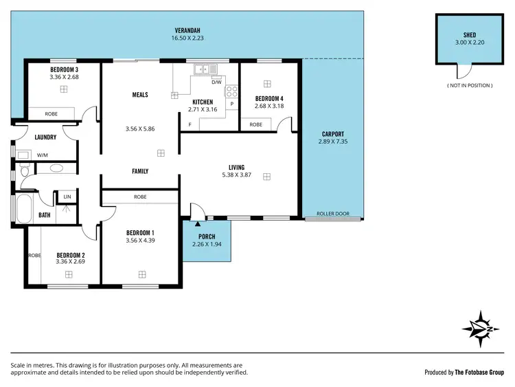 Floorplan of Homely house listing, 2 Glenview Grove, Seaford Rise SA 5169