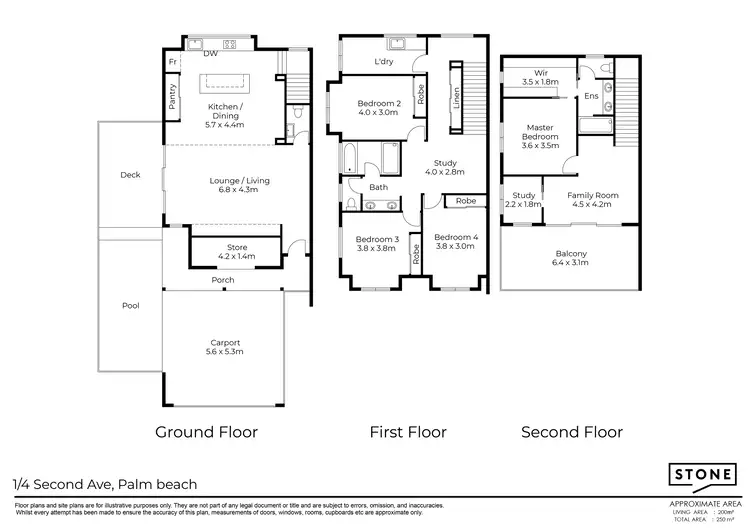 Floorplan of Homely house listing, 1/4 Second Avenue, Palm Beach QLD 4221