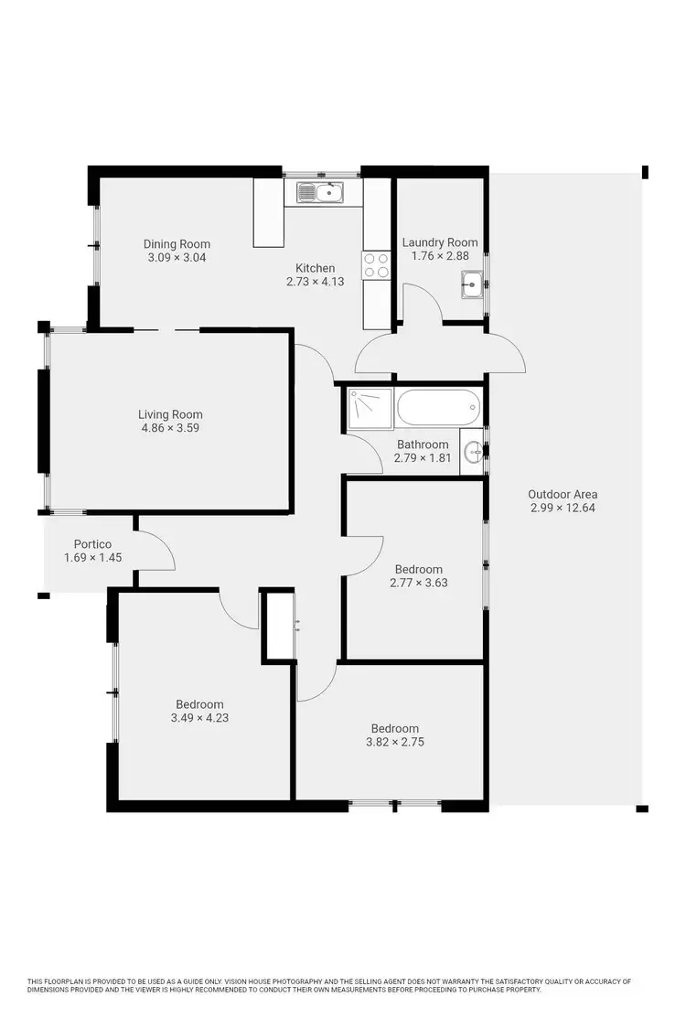 Floorplan of Homely house listing, 32 Helena Street, Wentworth NSW 2648