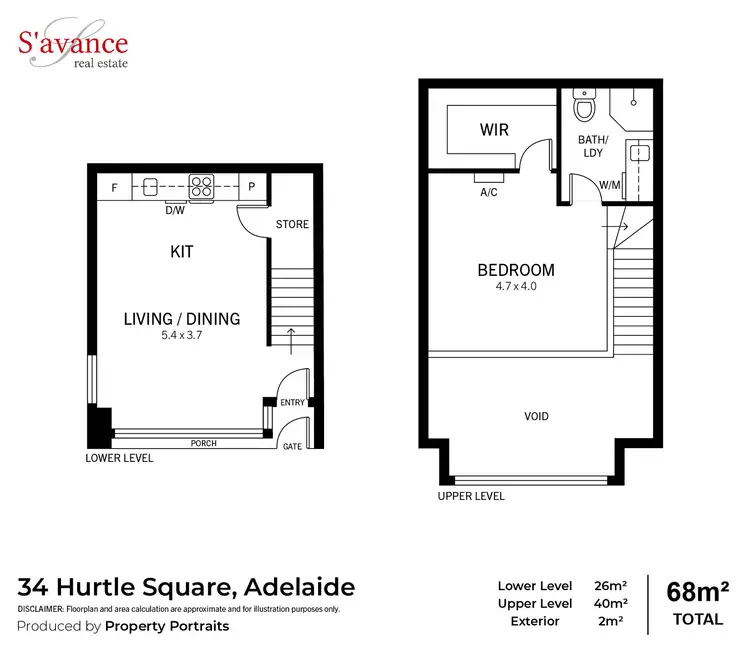 Floorplan of Homely apartment listing, 4/34 Hurtle Square, Adelaide SA 5000